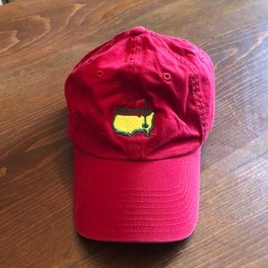 Red Masters Golf Hat